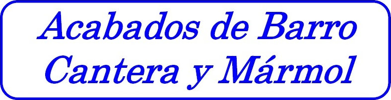 Acabados de Barro Cantera y Mármol